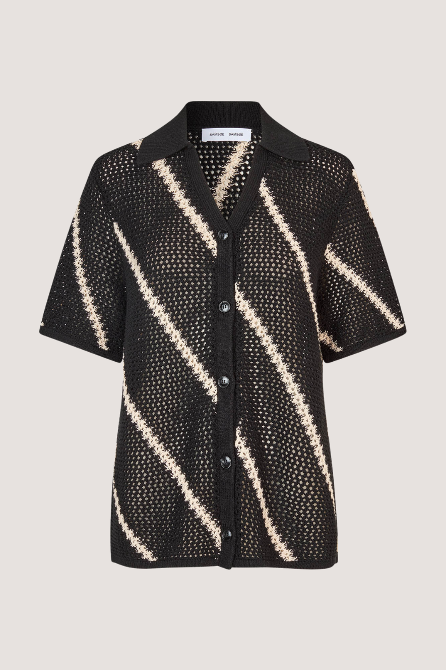 SAMSØE SAMSØE - SAISHA SHIRT - BLACK ST.