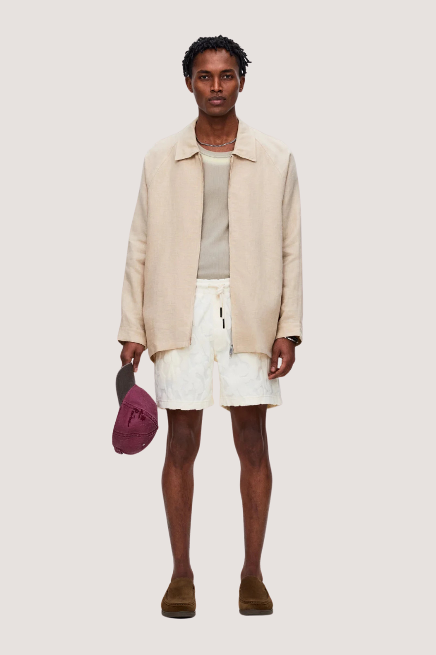 OAS COMPANY - SUMMIT TERRY SHORTS - IVORY