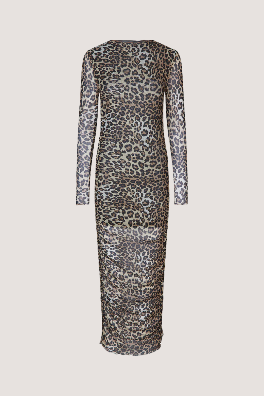 MODSTRÖM - GWEN MD SLIM PRINT DRESS - LEO LEO PRINT