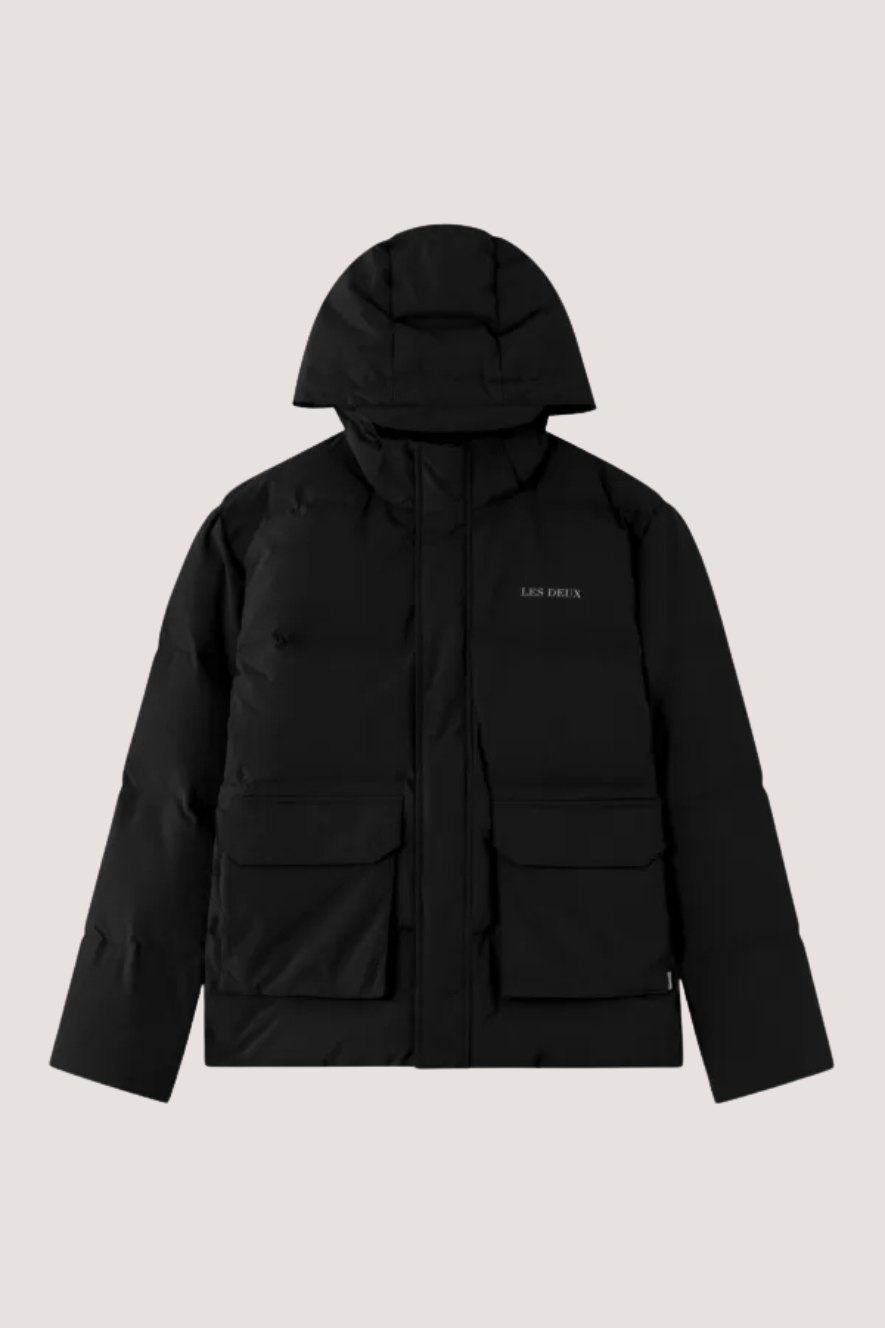 LES DEUX - MADDOX DOWN JACKET 2.0 - BLACK