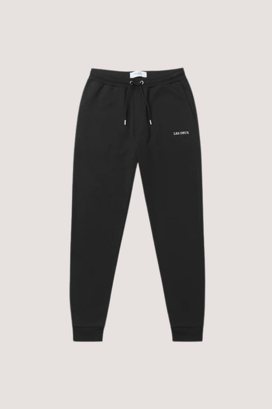 LES DEUX - LENS SWEATPANTS - BLACK/WHITE