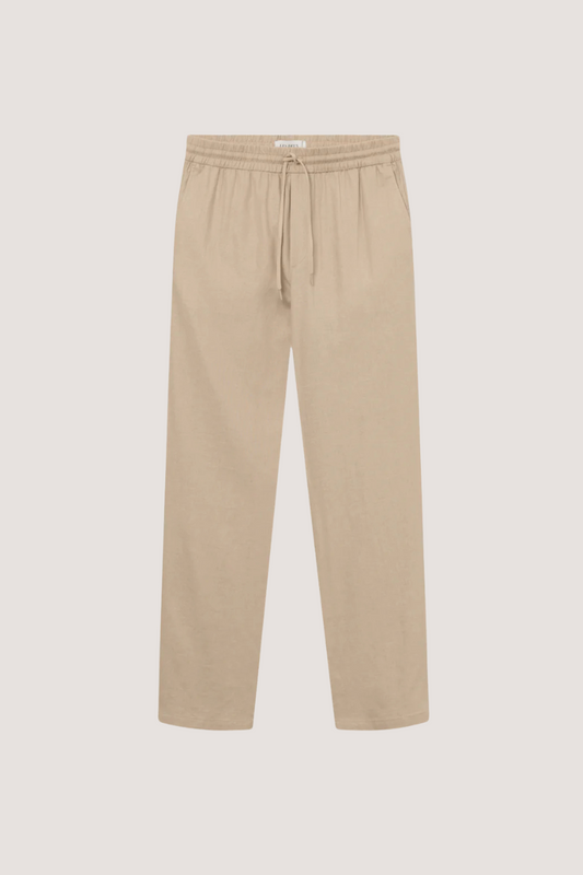 LES DEUX - PATRICK LINEN PANTS - LIGHT DESERT SAND