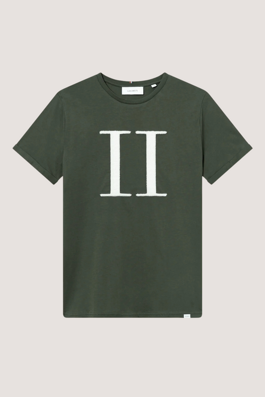 LES DEUX - ENCORE BOUCLÉ T-SHIRT - FOREST GREEN