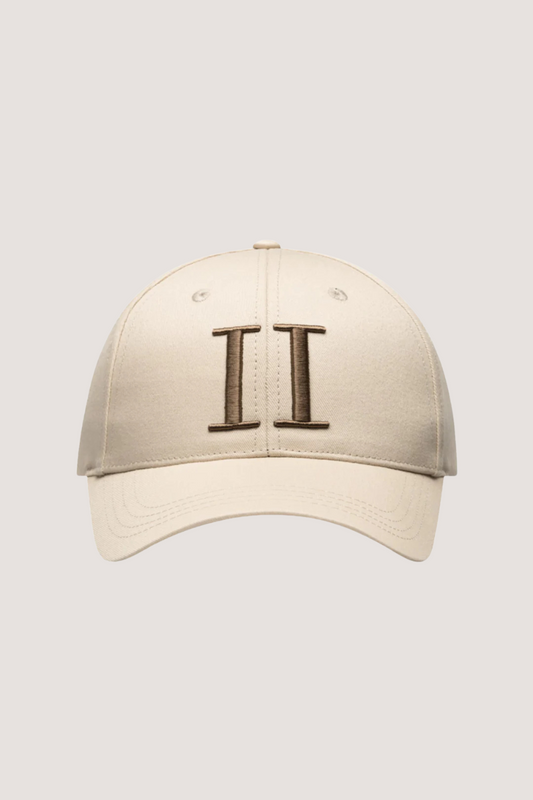 LES DEUX - ENCORE ORGANIC BASEBALL CAP - LIGHT DESERT SAND/MOUNTAIN GREY