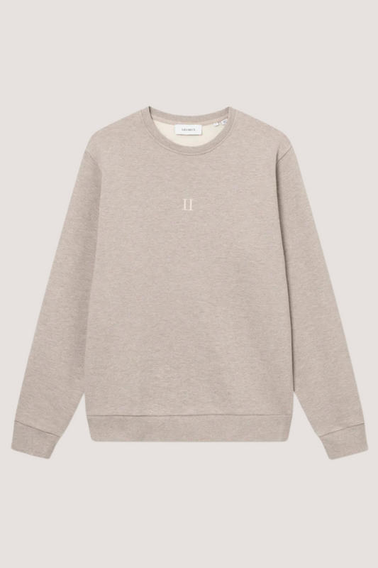 LES DEUX - MINI ENCOE SWEATSHIRT 2.0 - DARK SAND MELANGE