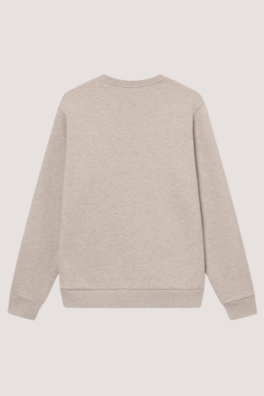 LES DEUX - MINI ENCOE SWEATSHIRT 2.0 - DARK SAND MELANGE