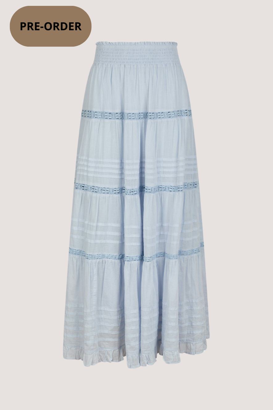 NEO NOIR - FELICIA S VOILE SKIRT - LIGHT BLUE