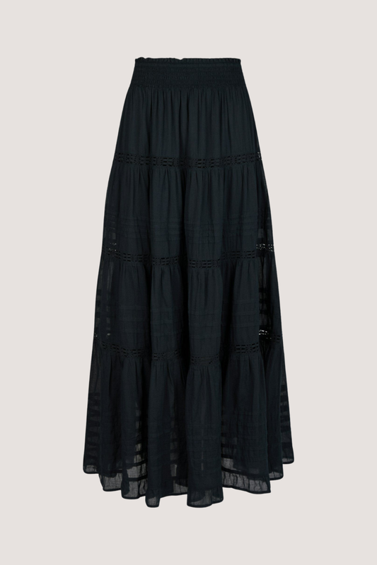 NEO NOIR - FELICIA S VOILE SKIRT - NAVY