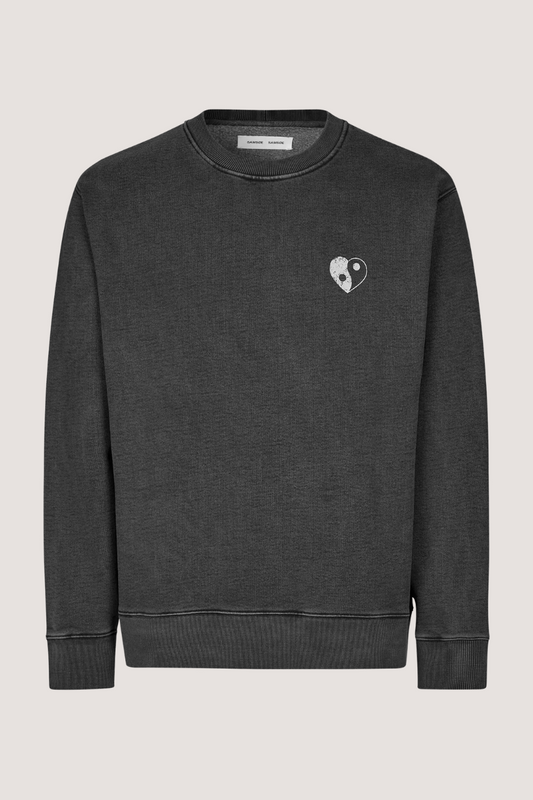 SAMSØE SAMSØE - SAPOETRY SWEATSHIRT - BLACK BALANCE