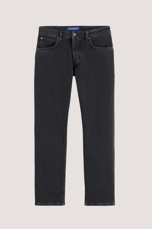 SCOTCH & SODA - CORE THE ZEE STRAIGHT JEANS - CITY BLACK