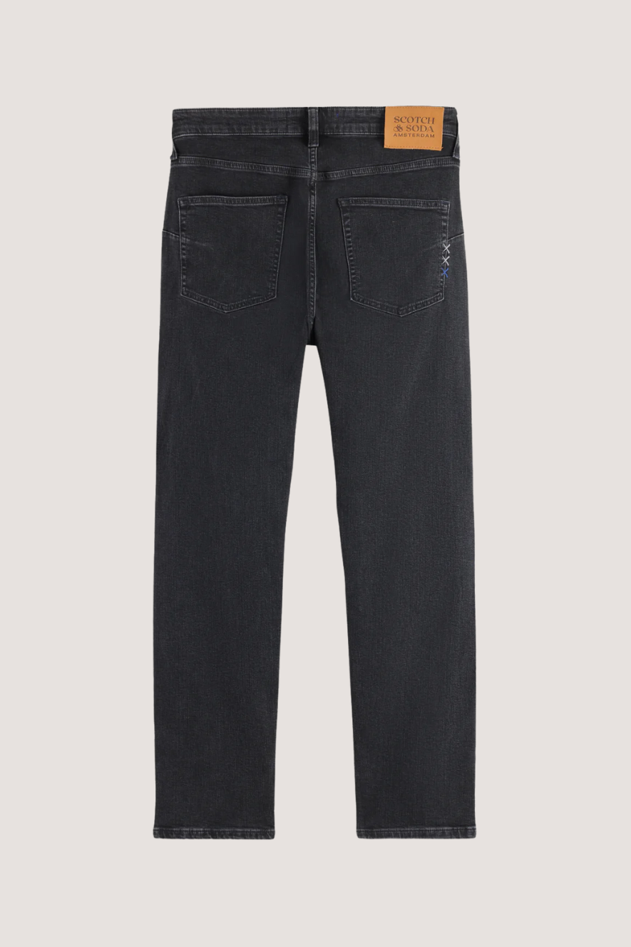 SCOTCH & SODA - CORE THE ZEE STRAIGHT JEANS - CITY BLACK