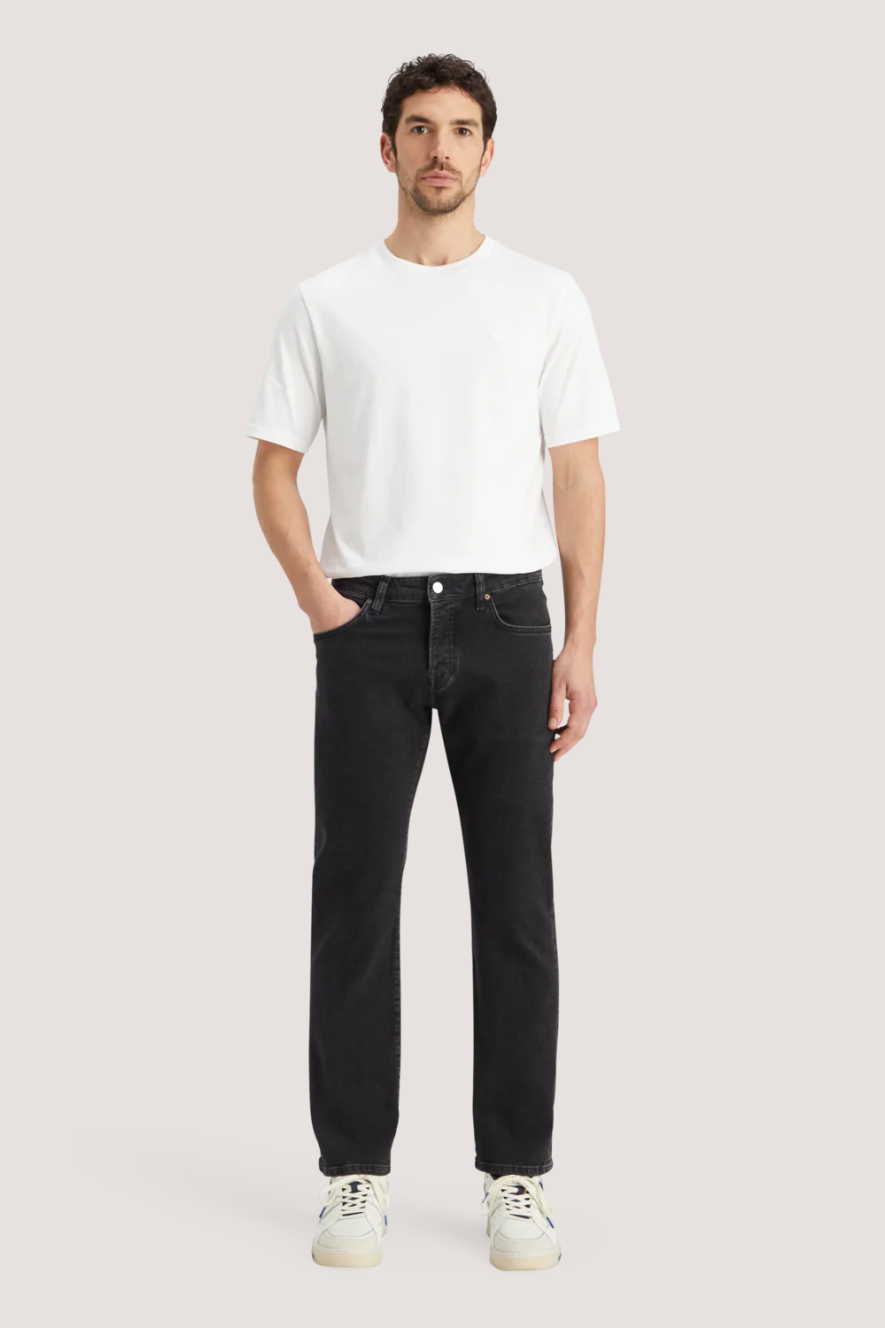 SCOTCH & SODA - CORE THE ZEE STRAIGHT JEANS - CITY BLACK