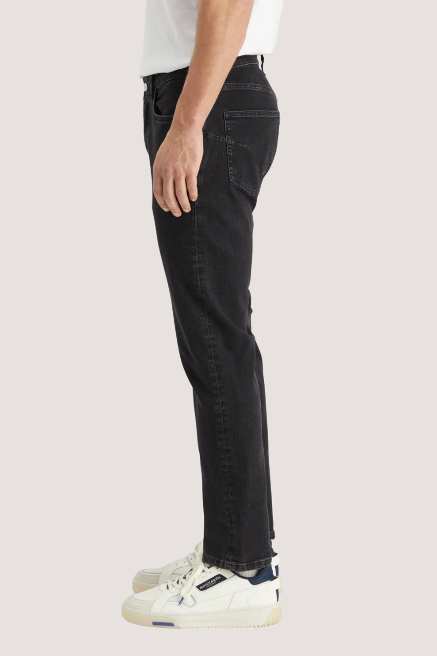 SCOTCH & SODA - CORE THE ZEE STRAIGHT JEANS - CITY BLACK