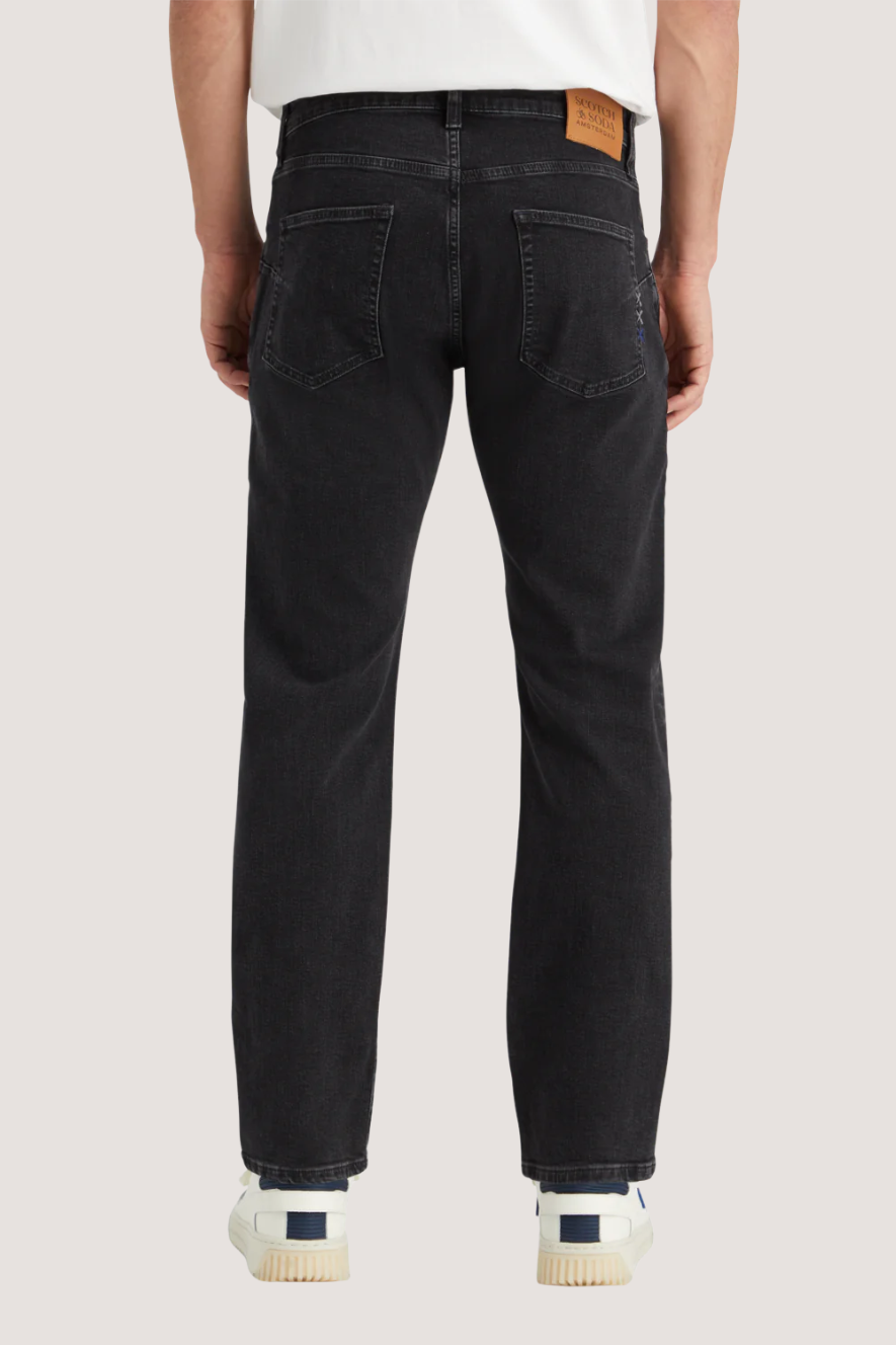 SCOTCH & SODA - CORE THE ZEE STRAIGHT JEANS - CITY BLACK