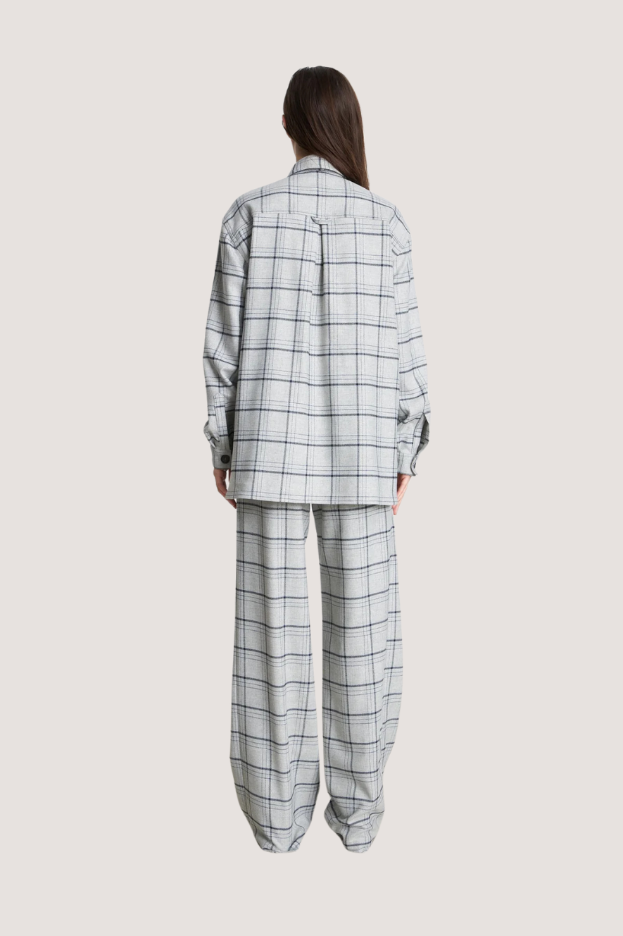 STELLA NOVA - HELA SHIRT - GREY CHECKS