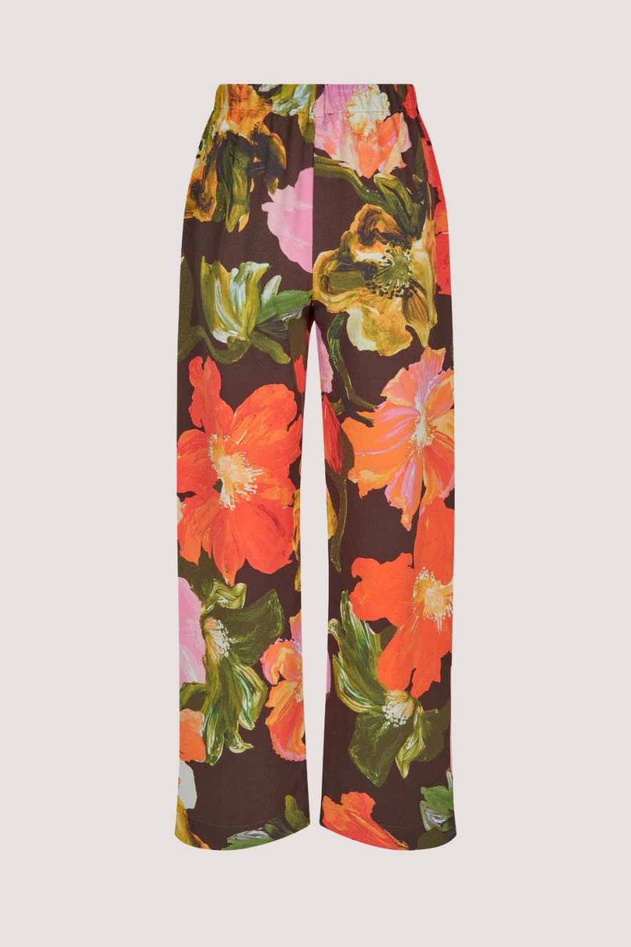 STINE GOYA - SGFATOU PANTS - SUMMER NIGHT POPPIES