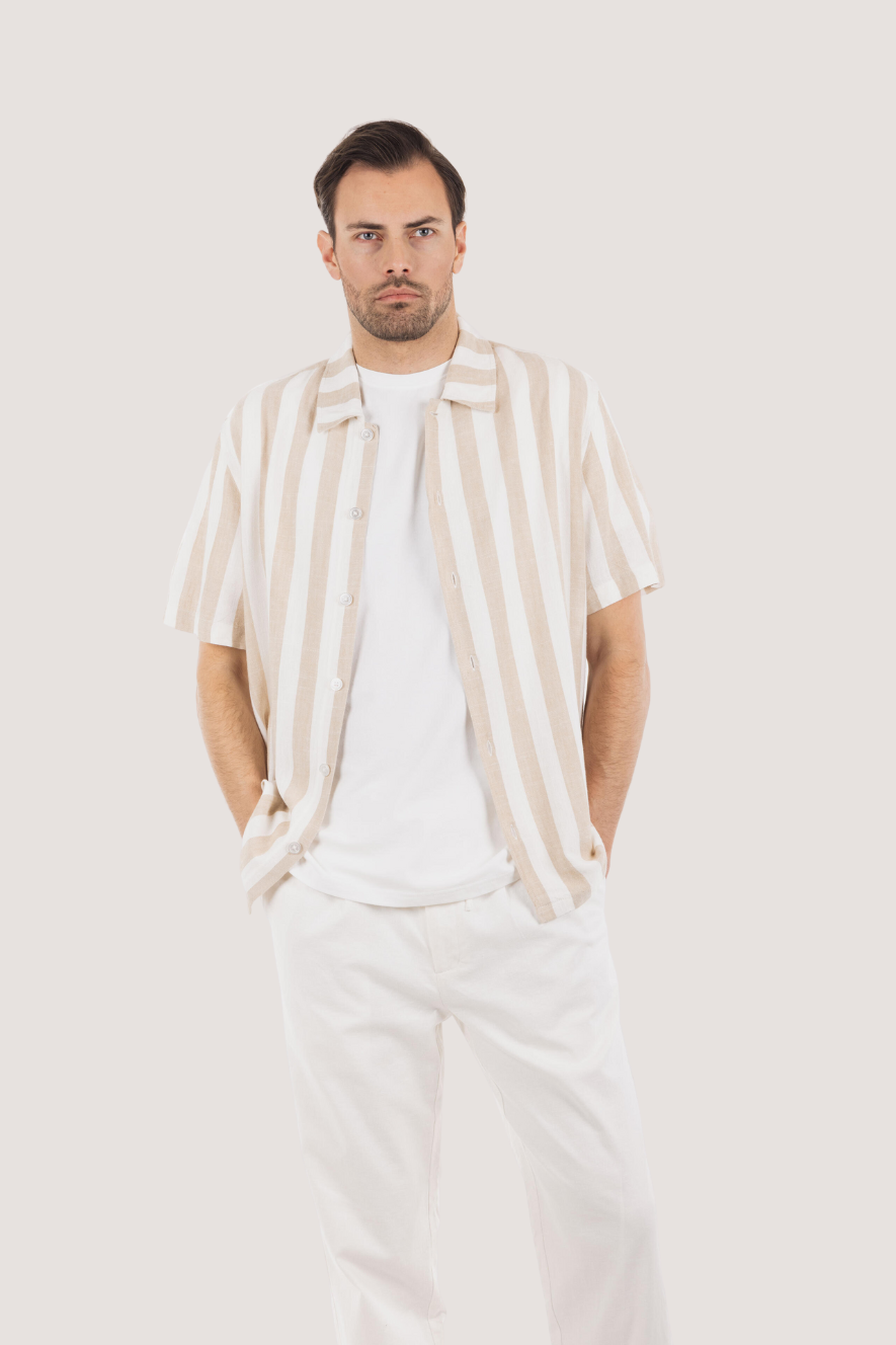 URBAN PIONEERS - FOLKE SS SHIRT - SAND