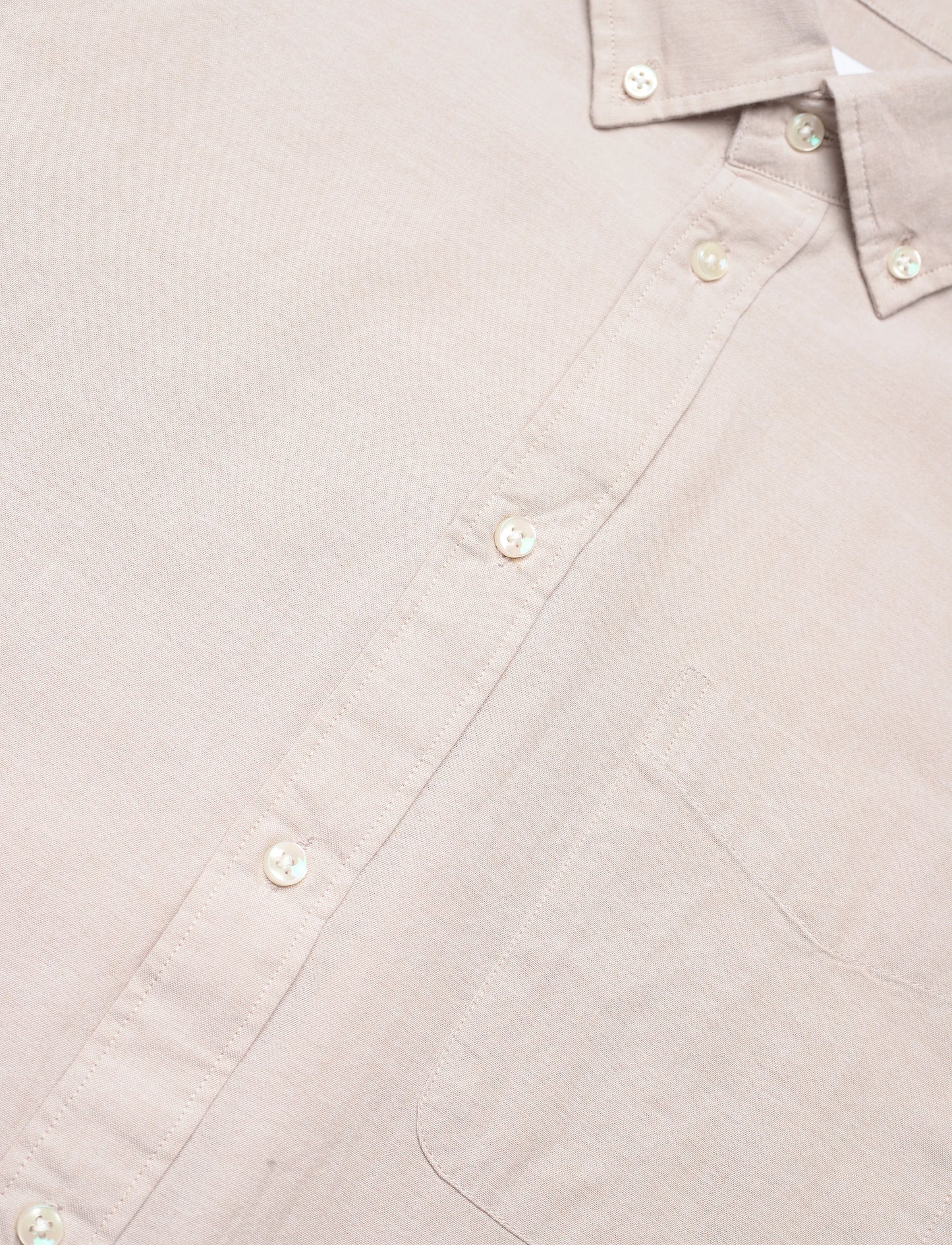 LES DEUX - KENT CHAMBRYA SHIRT - DARK SAND