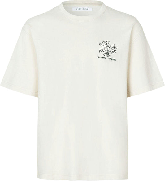 SAMSØE SAMSØE - SAPOETRY T-SHIRT - NEUTRAL LOTUS