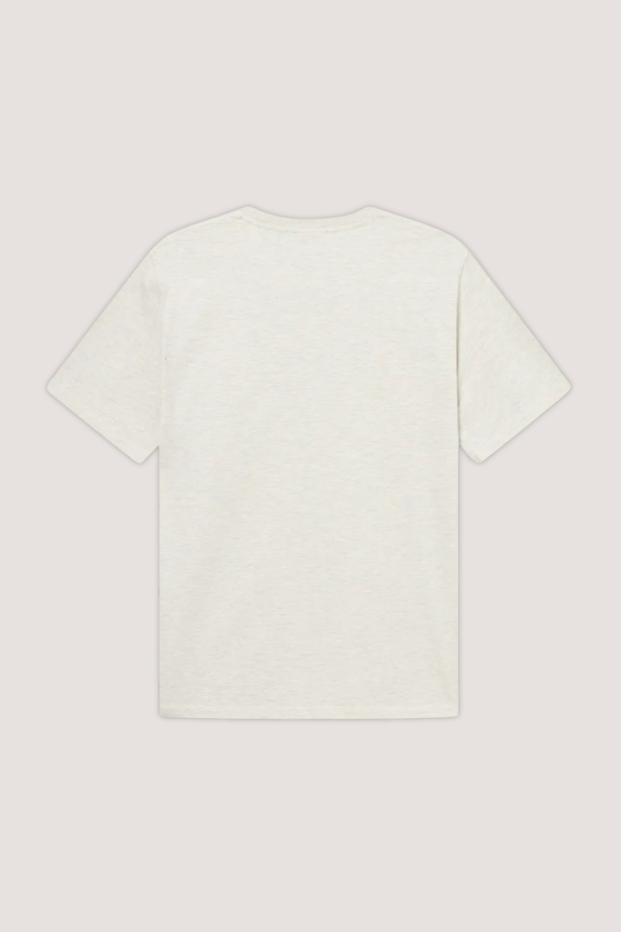 LES DEUX - DEXTER T-SHIRT - IVORY MELANGE