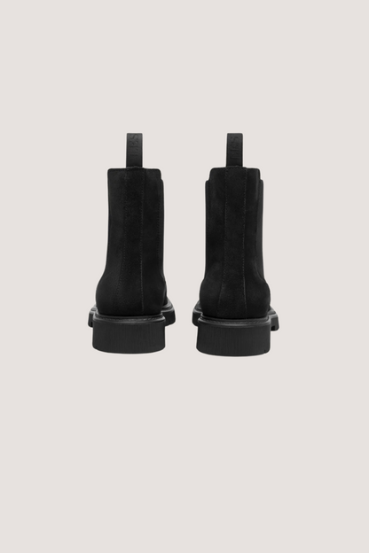 LES DEUX - TATUM SUEDE CHELSEA BOOT - BLACK
