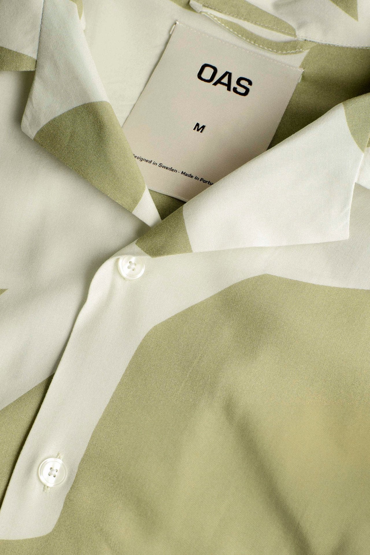 OAS COMPANY - VISCOSE SHIRT - SAGE PUZZLOTEC