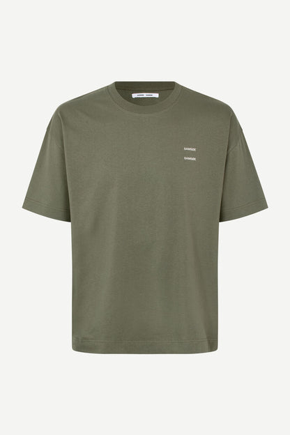 SAMSØE SAMSØE - JOEL T- SHIRT - DUSTY OLIVE