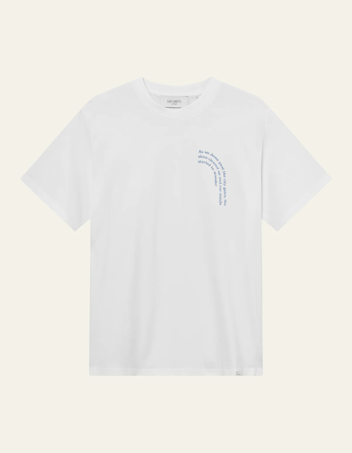 LES DEUX - COASTAL T-SHIRT - WHITE