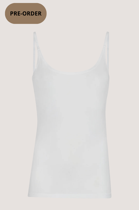 ESMÉ - ESPENELOPE SINGLET TOP - WHITE