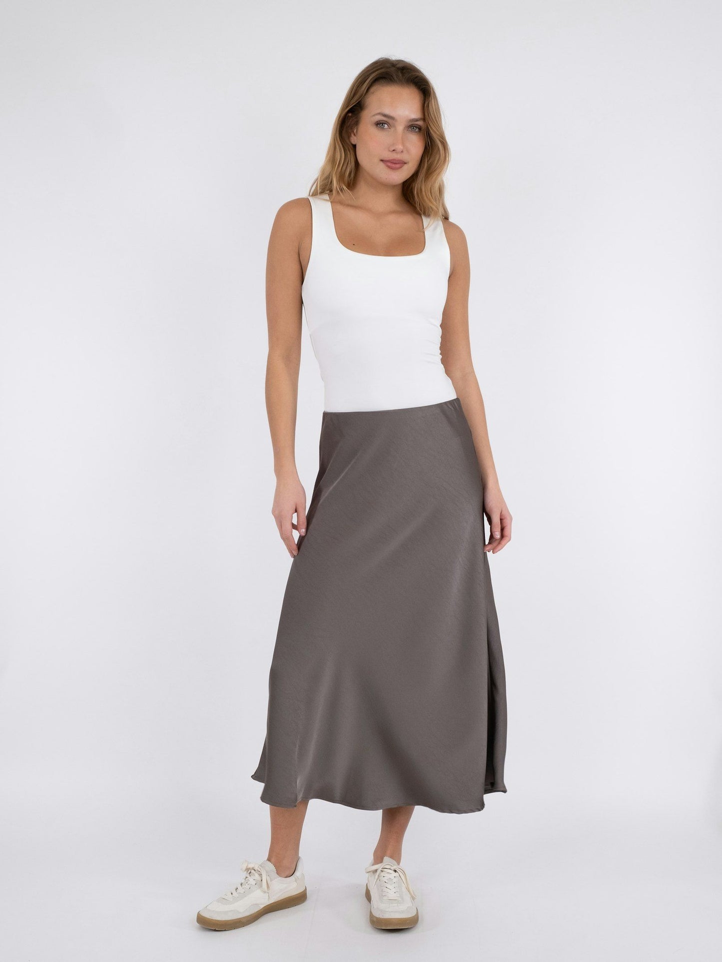 NEO NOIR - BOVARY SKIRT - WARM GREY