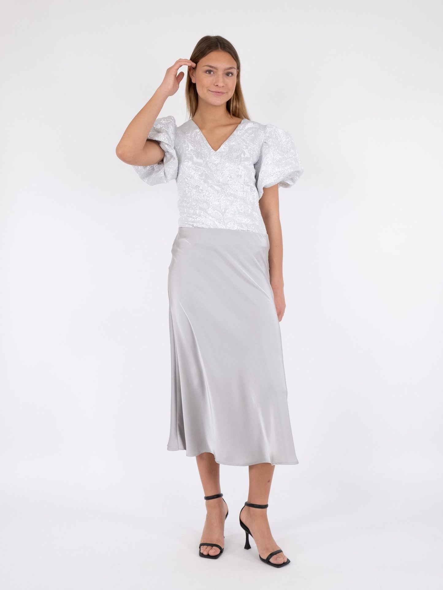 NEO NOIR - BOVARY SKIRT - SILVER