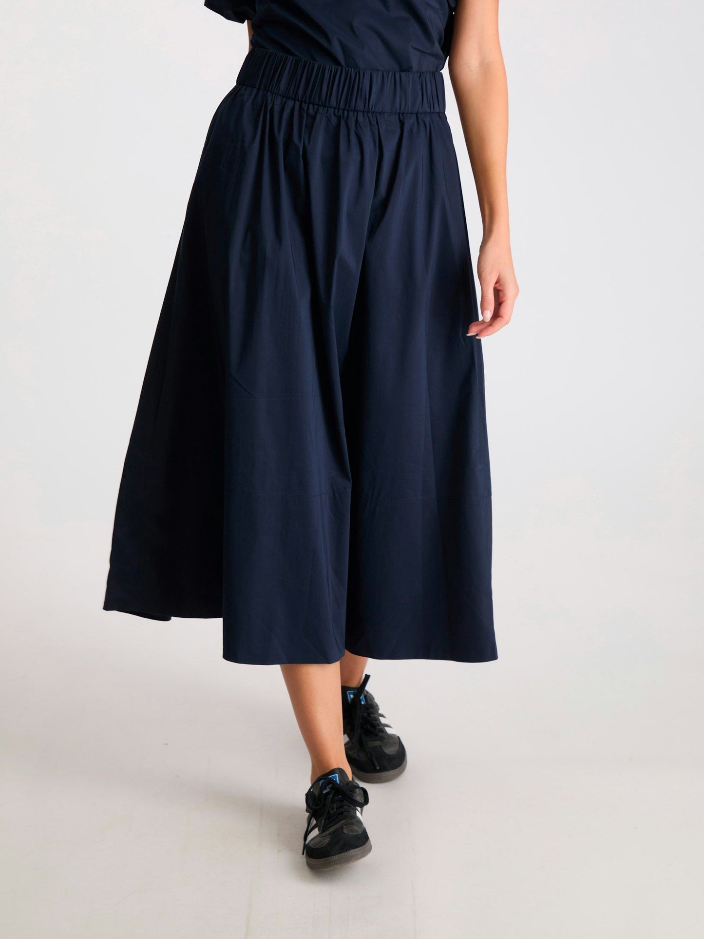 NEO NOIR - YARA POPLIN SKIRT - NAVY