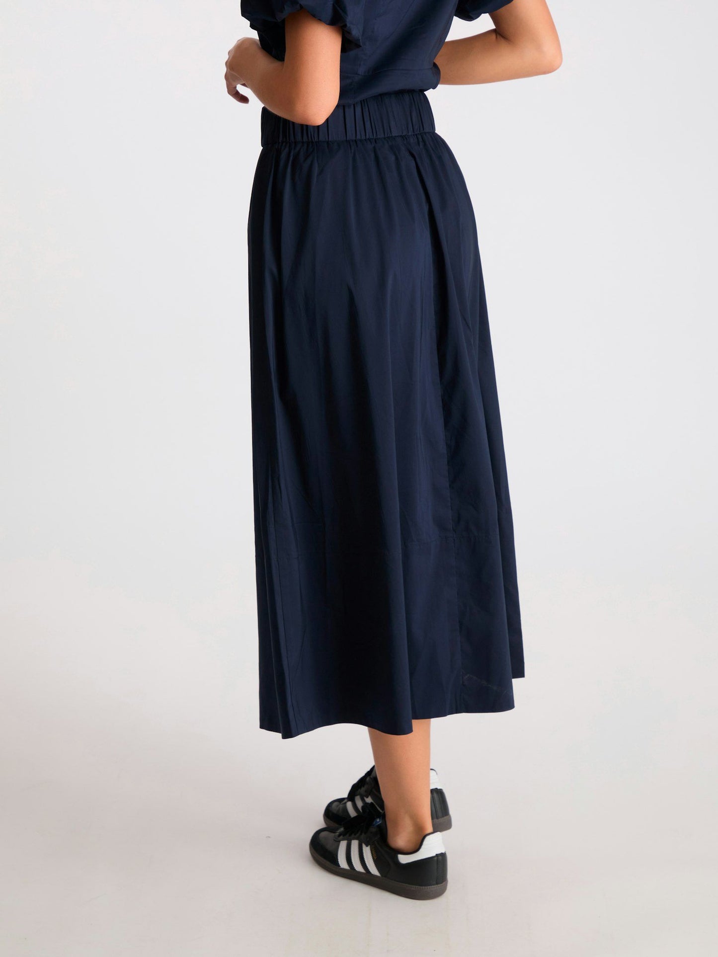 NEO NOIR - YARA POPLIN SKIRT - NAVY