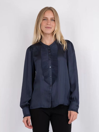 NEO NOIR - ZOLA BLOUSE - MIDNIGHT BLUE