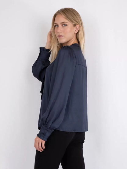 NEO NOIR - ZOLA BLOUSE - MIDNIGHT BLUE