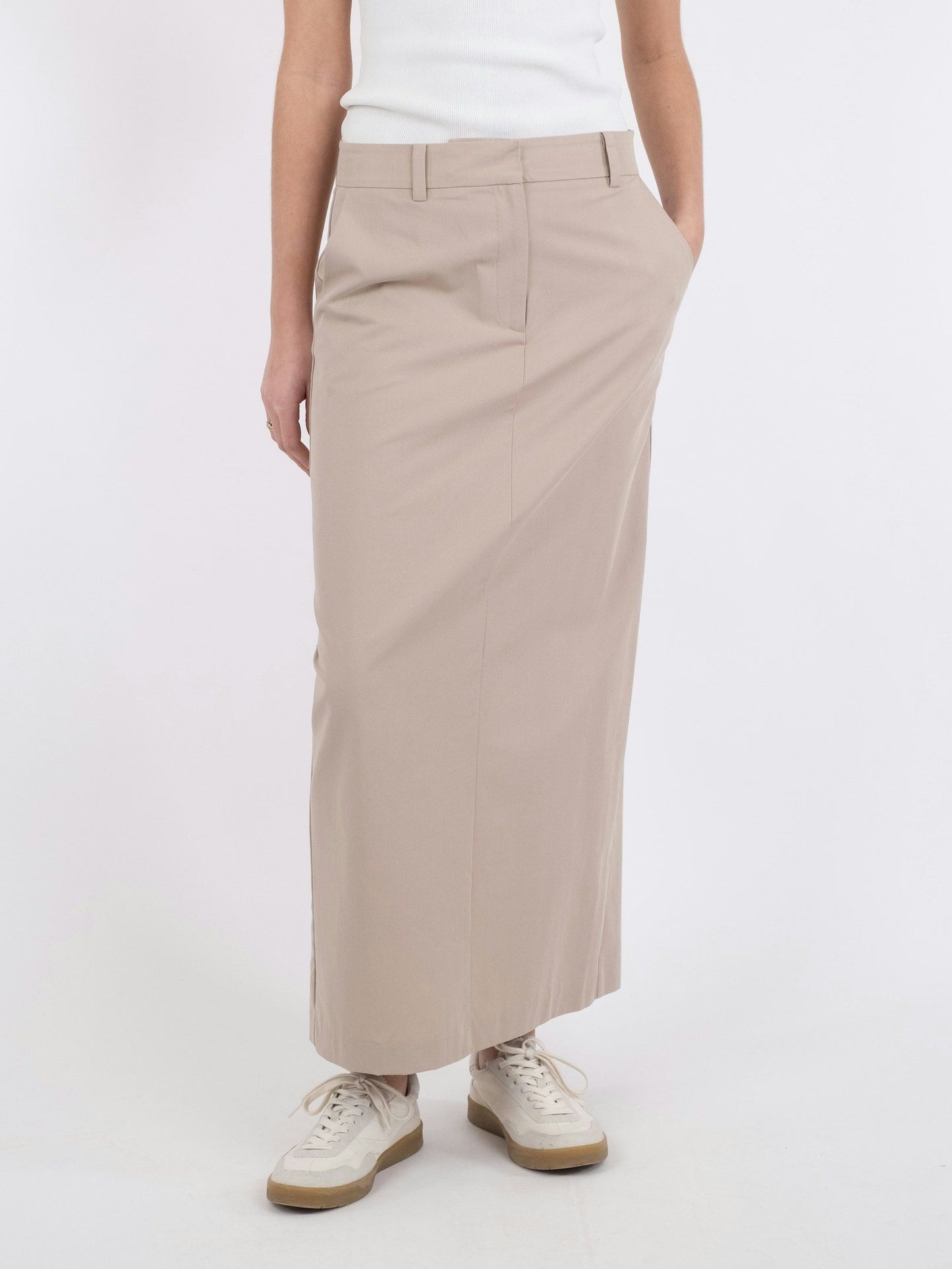 NEO NOIR - KASHA TAILORED SKIRT - BEIGE