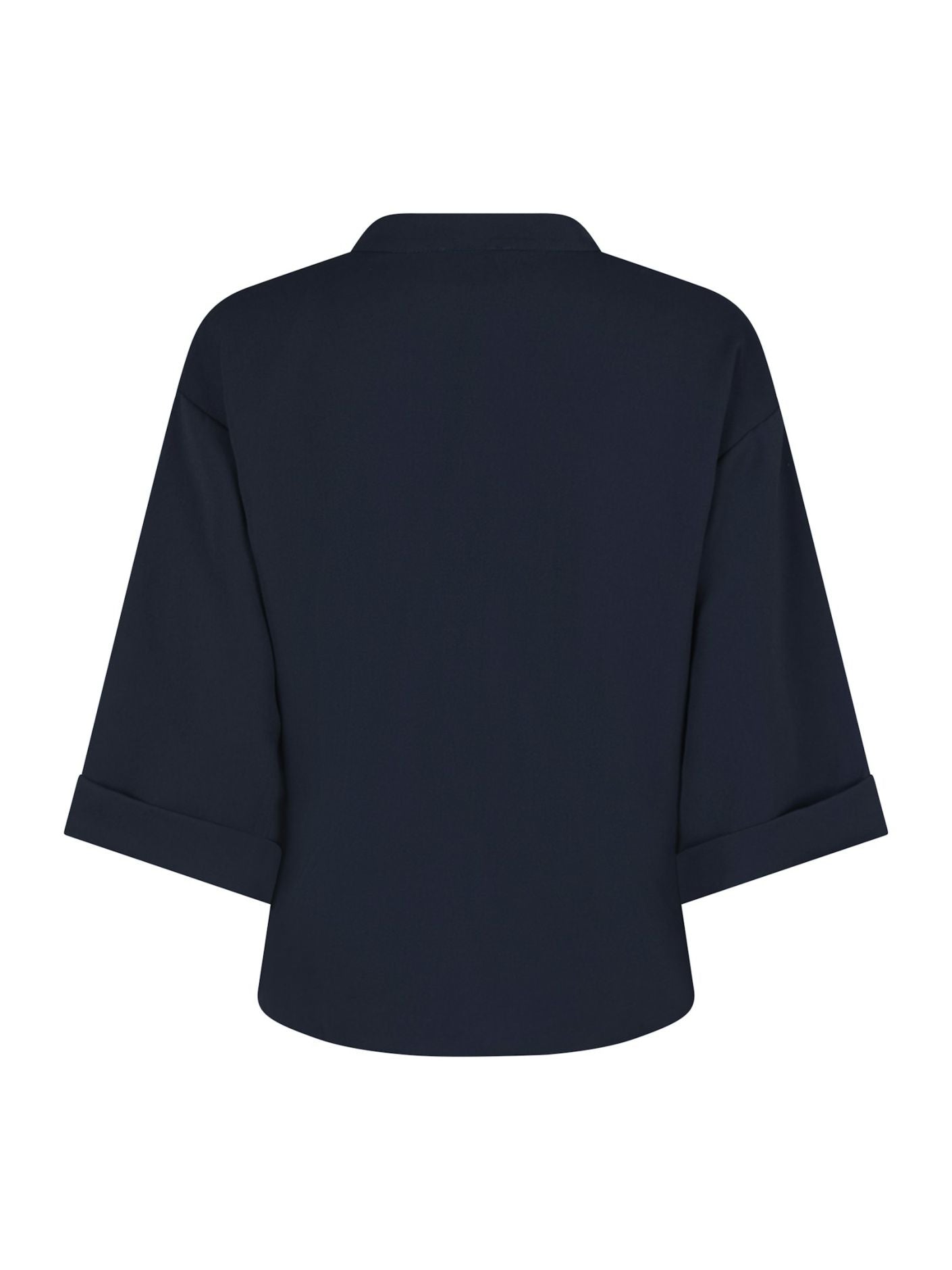 NEO NOIR - LUMA CREPE BLOUSE - NAVY