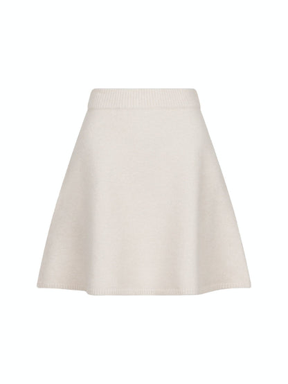 NEO NOIR - GISA KNIT SKIRT - IVORY