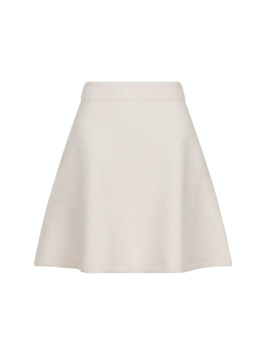 NEO NOIR - GISA KNIT SKIRT - IVORY