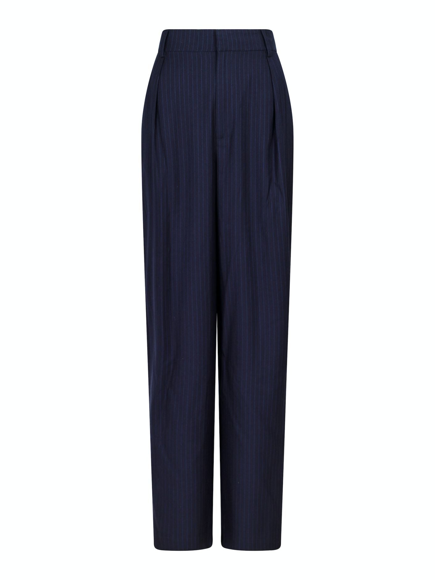 NEO NOIR - ALESSANDRA N PINSTRIPE PANTS - NAVY