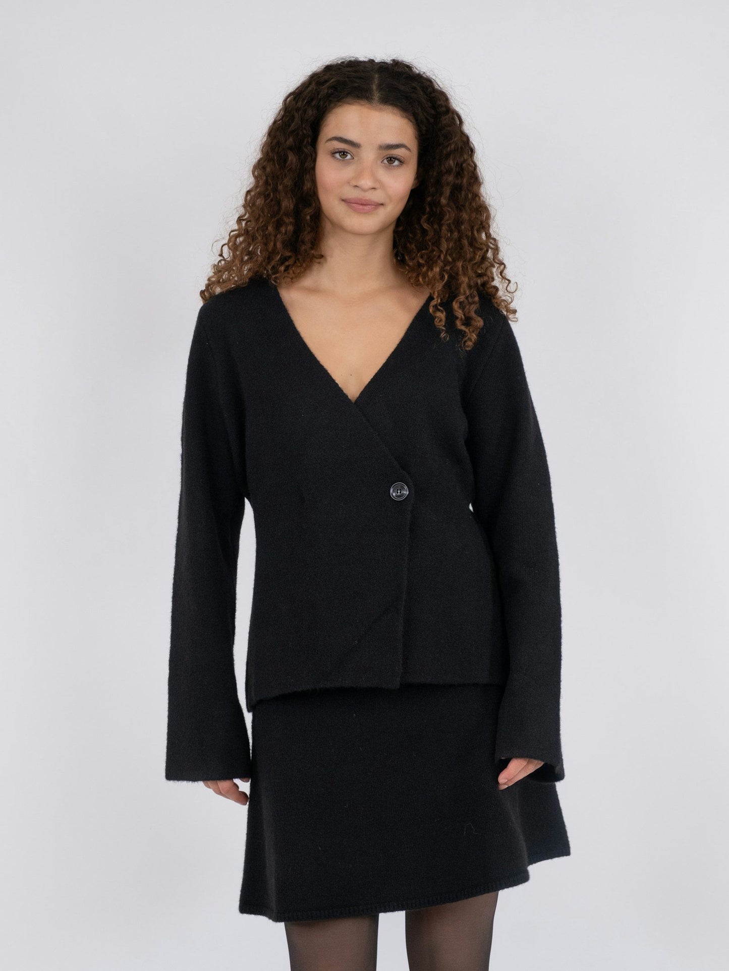 NEO NOIR - MARIE LOUISE KNIT CARDIGAN - BLACK