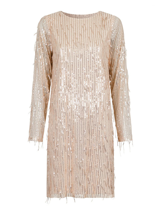 NEO NOIR - MALINE SEQUINS DRESS - ROSE GOLD