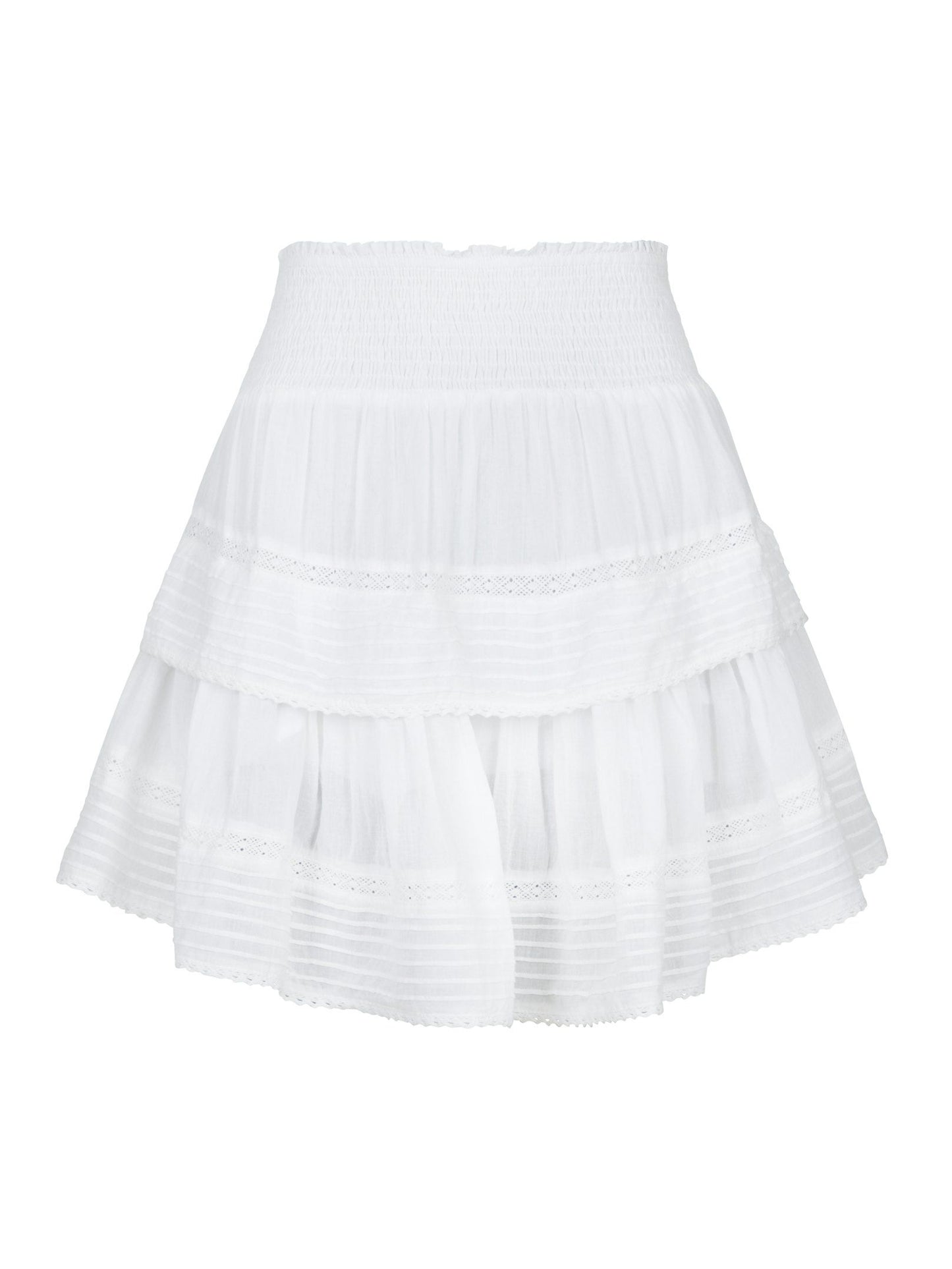 NEO NOIR - KENIA S VOILE SKIRT - WHITE