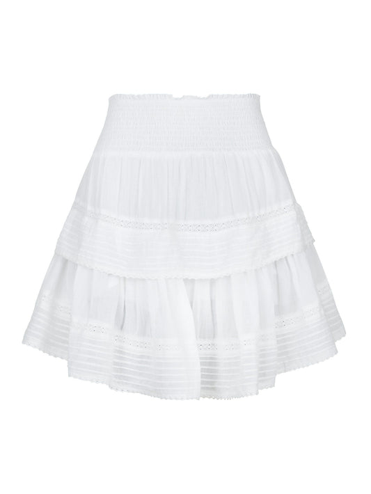 NEO NOIR - KENIA S VOILE SKIRT - WHITE