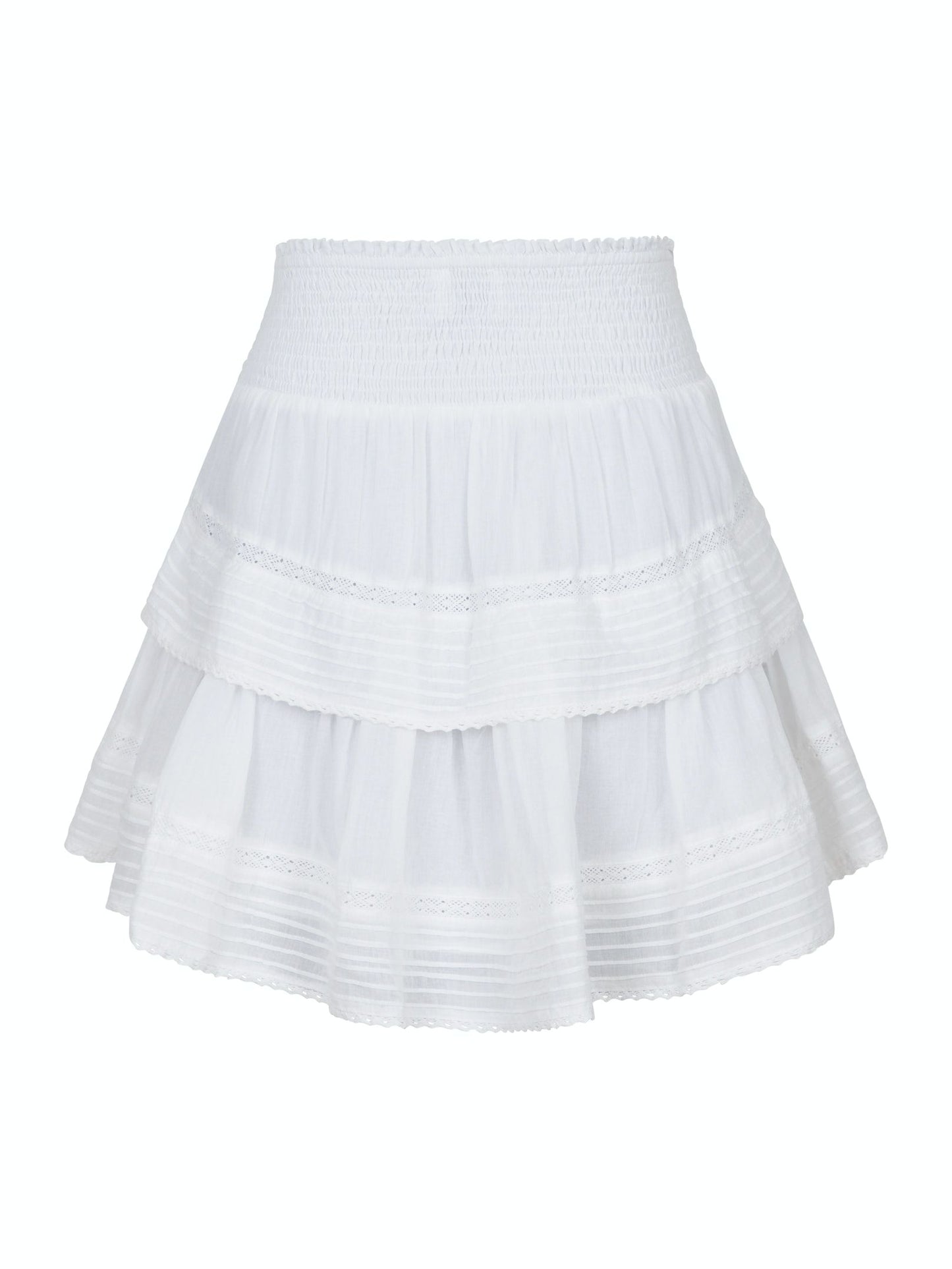 NEO NOIR - KENIA S VOILE SKIRT - WHITE