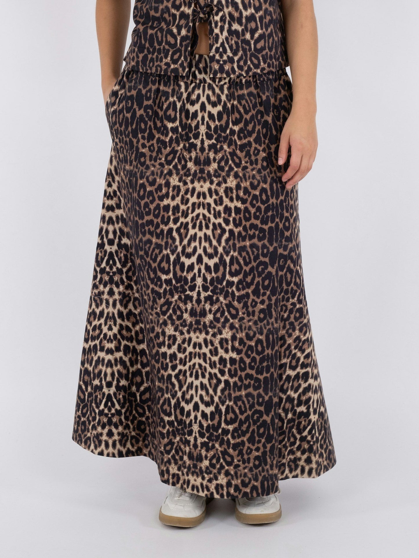 NEO NOIR - YARA LEO LONG SKIRT - LEOPARD