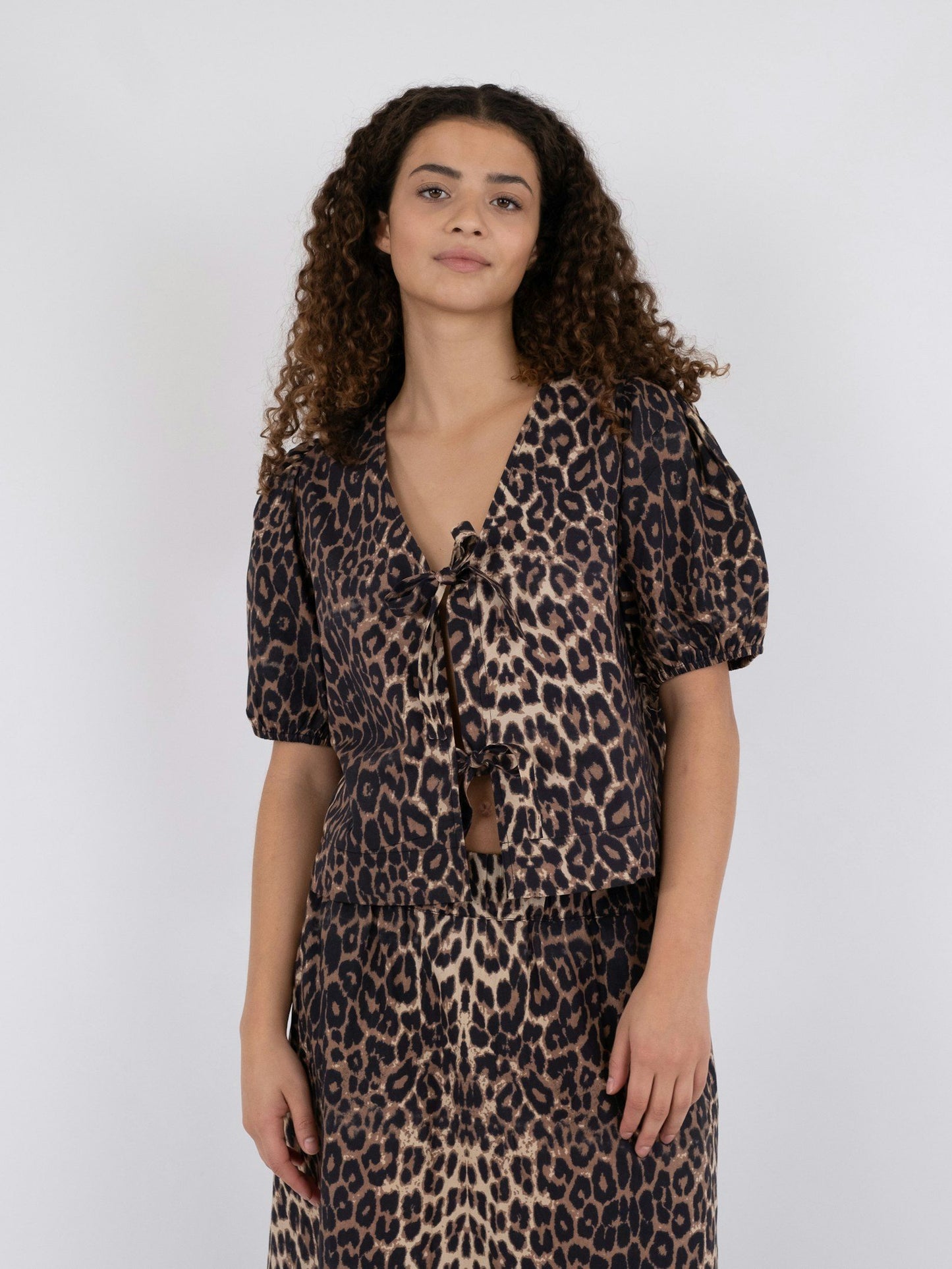 NEO NOIR - BIANCA LEO BLOUSE - LEOPARD