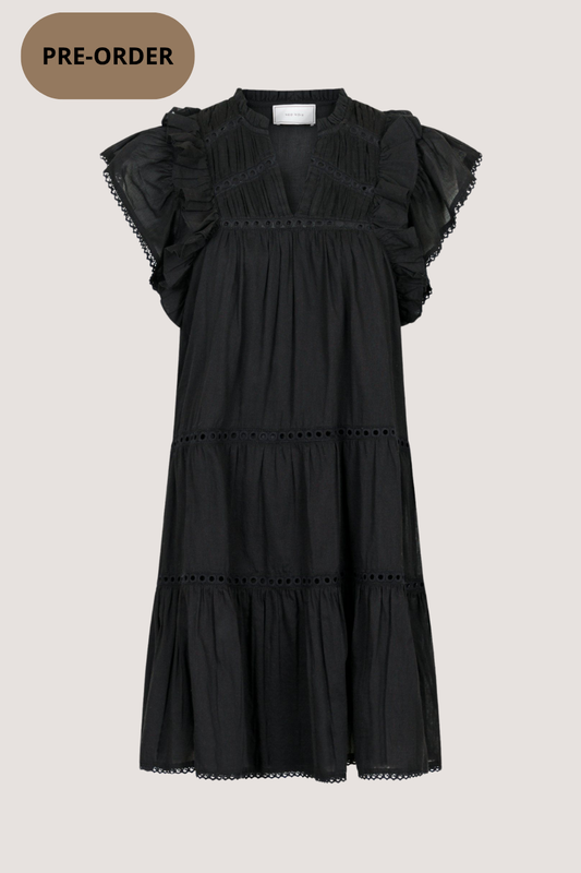 NEO NOIR - JAMMA S VOILE DRESS - BLACK