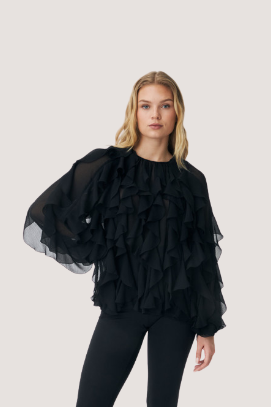 CRÁS - RYACRAS BLOUSE - BLACK