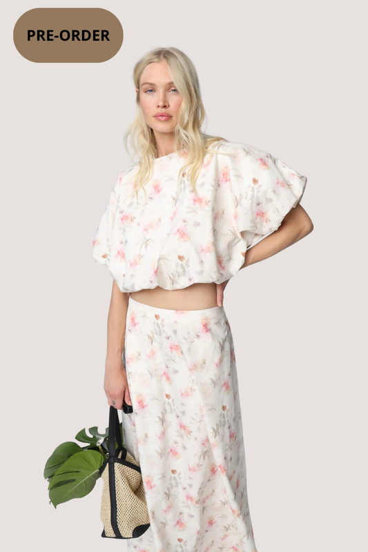 CRÁS - BUBBLECRAS BLOUSE - FADED FLOWER